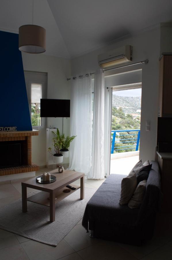 Apartament Blue And White Schinias Zewnętrze zdjęcie